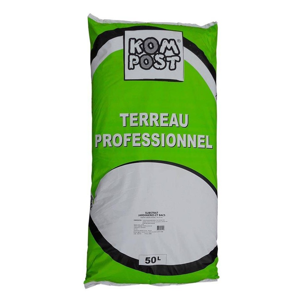 [11754] TERREAU SUBSTRAT JARDINIERES & BACS (SAC 50L)